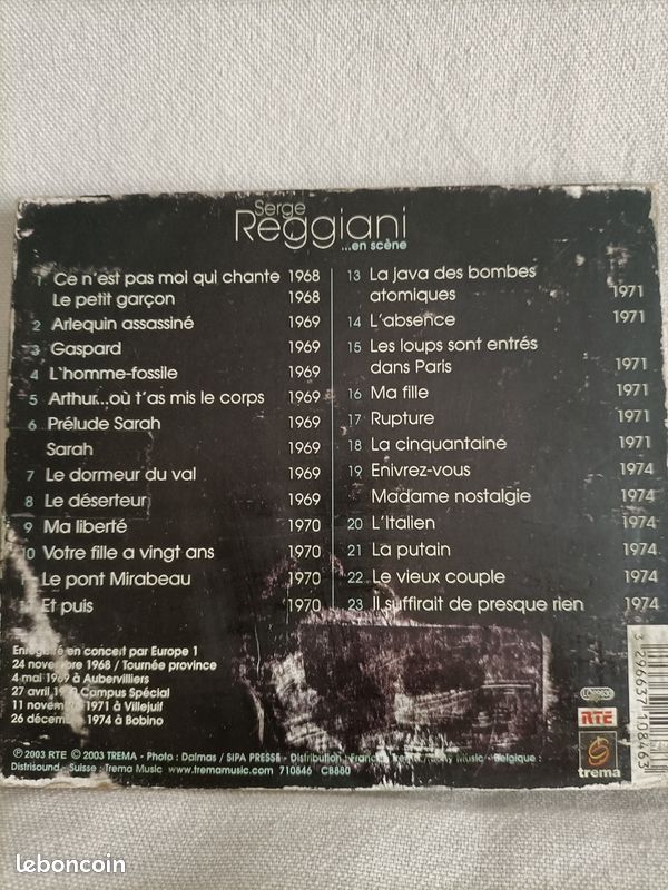 CD Serge REGGIANI (image 6)