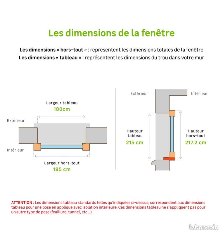 Porte fenêtre 215x180 3 vantaux (image 3)