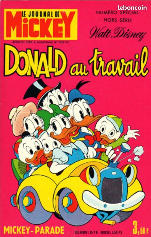 .Journal de Mickey Hors série 1029 bis - Donald au travail (image 1)