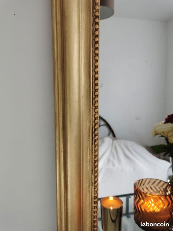 Miroir Louis Philippe 101 x 79 cm ancien (image 5)