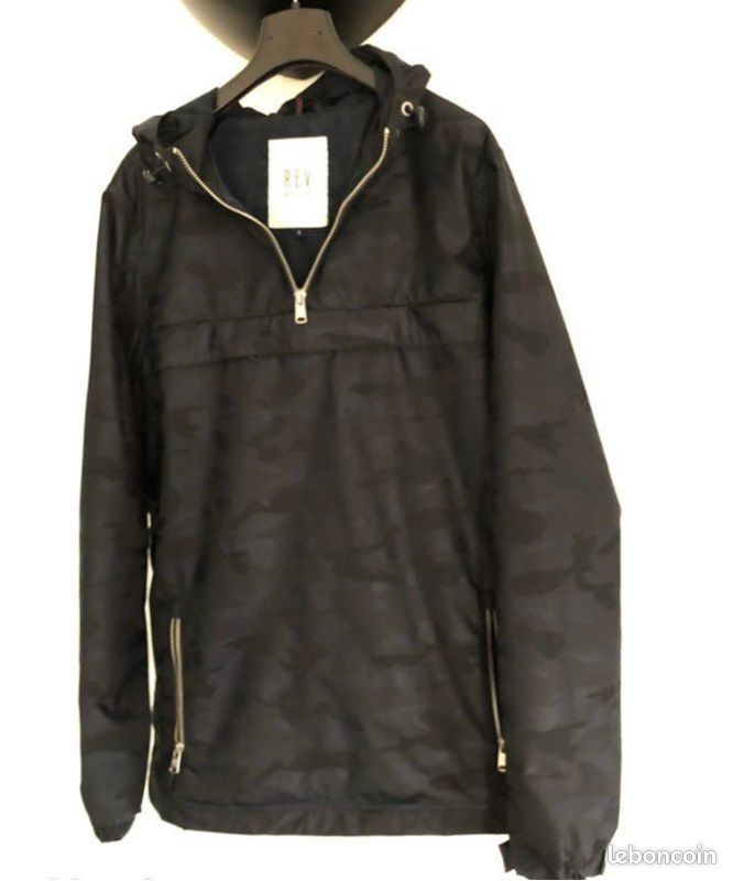 Veste camo grise homme (image 3)