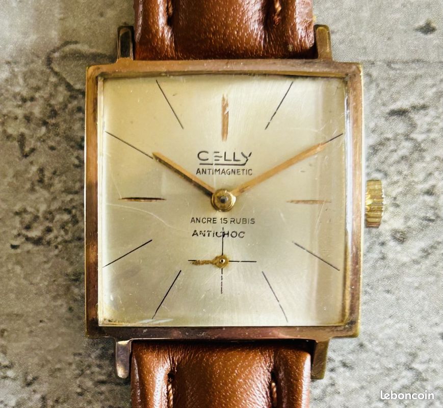 Montre mécanique CELLY fonctionne (image 1)