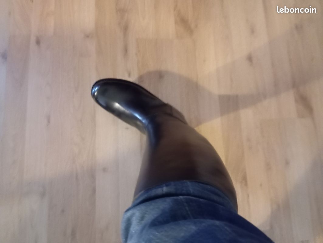 Paire bottes tout cuir jean marie weston (image 5)