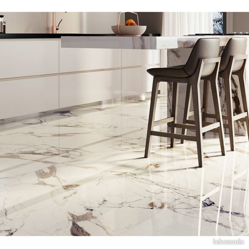 Paonazzo Carrelage Intérieur Grand Format Effet Marbre 60/120CM (image 1)