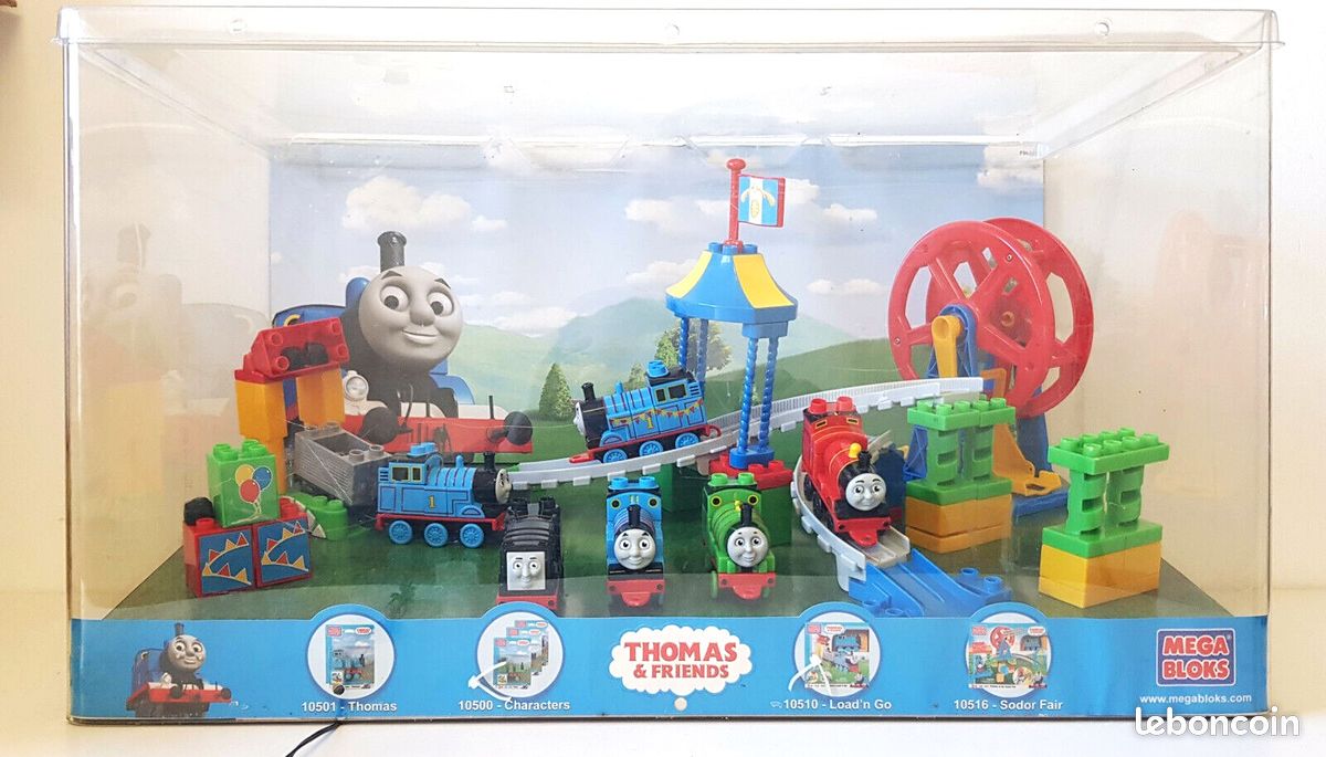 Vitrine publicitaire Mega Bloks Thomas & Friends – Display magasin (image 1)