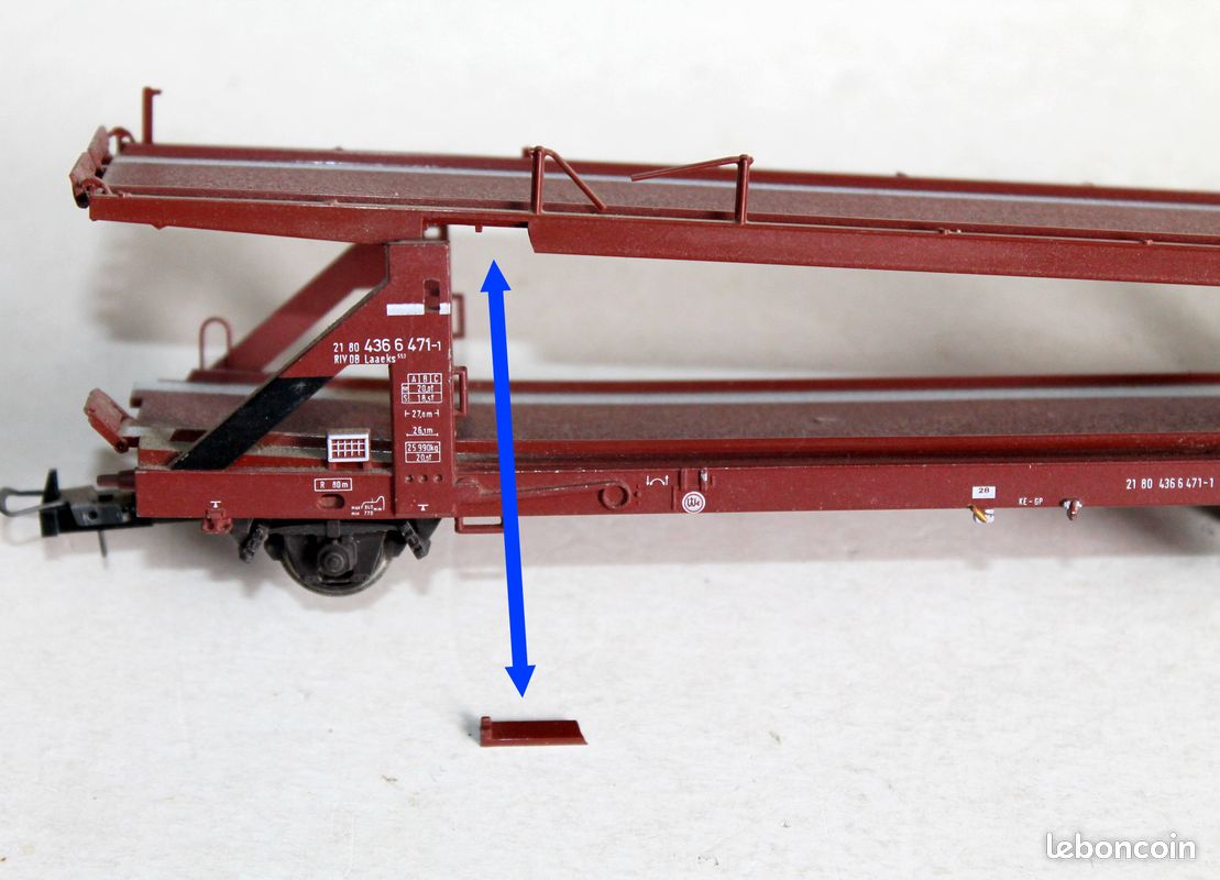 RIVAROSSI HR6673-2 Wagon couvert à parois coulissantes Habils FS (autre