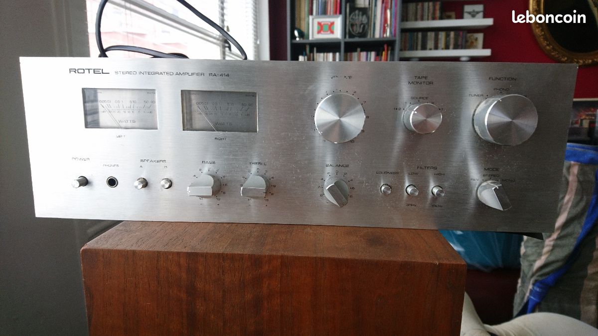 Amplificateur Rotel RA-414 Vintage (image 1)