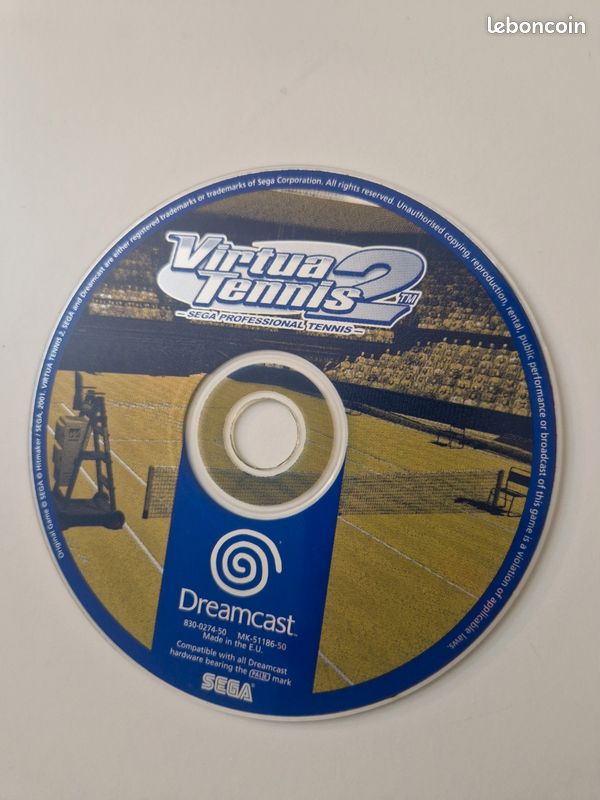 Virtua Tennis 2 Dreamcast (image 1)