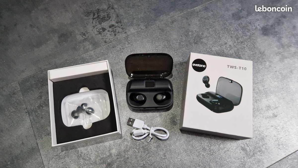 Écouteur Bluetooth Evetane TWS -T10 (image 3)