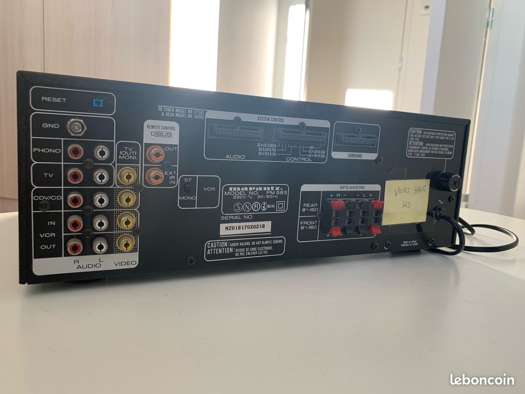 PACK : ampli + enceintes (image 2)