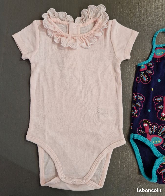 Lot de 2 body 9 mois (image 6)