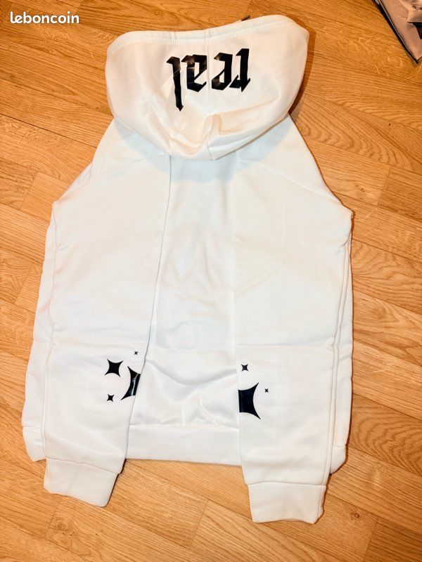 Palm Angels hoodie blanc taille M (image 2)