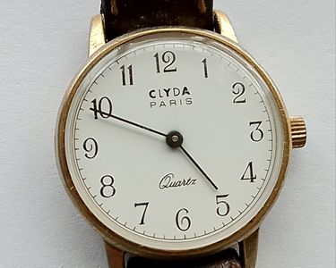 Montre CLYDA PARIS à Quartz - Pour Homme - Ne Fonctionne Pas - À Réparer Ou Pour Pièces