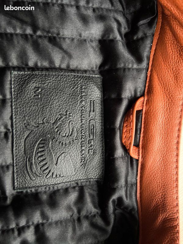 Veste Sweet Orange Noire Et Blanche – Femme Taille L – Neuve Avec étiquettes