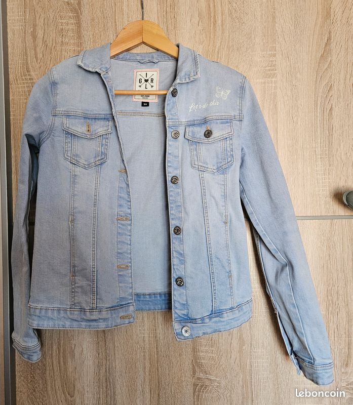 Veste en jean ado Fille 14 ans Vêtements