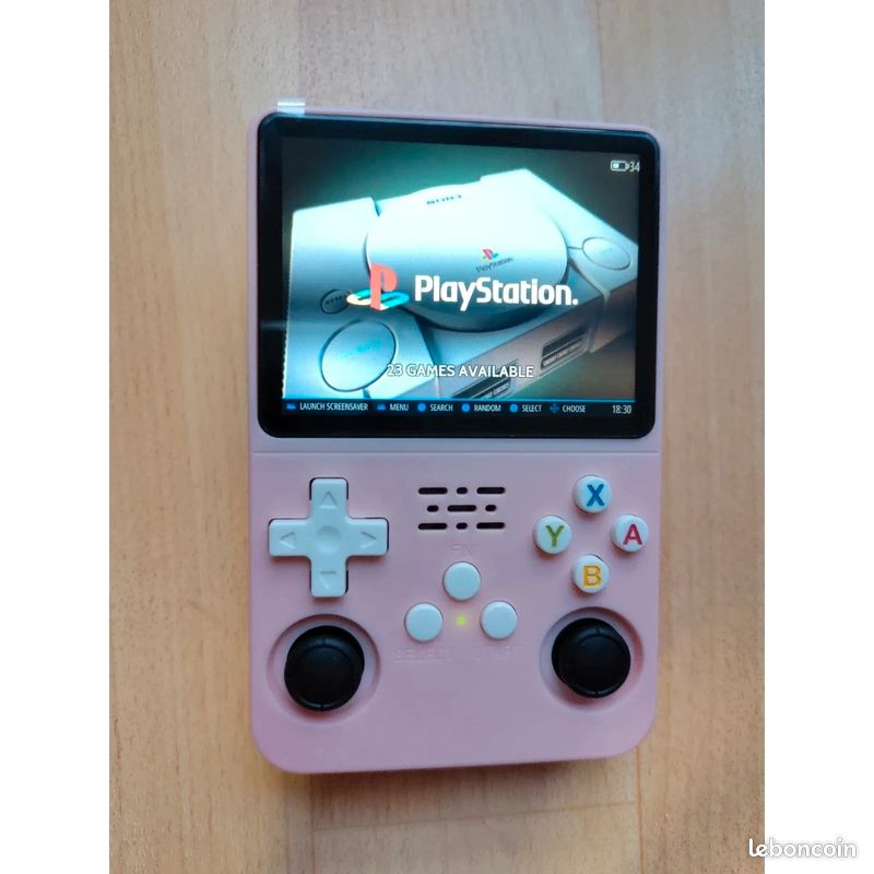 Console portable retro gaming R36S rose 64Go Neuf - Consoles