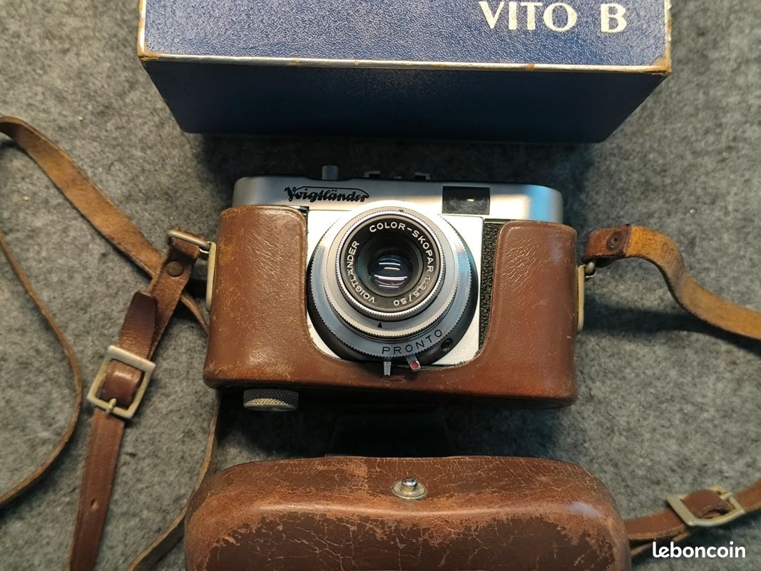 Appareil Photo Voigtländer Vito B – Argentique – Bon état – Non Testé Avec Film