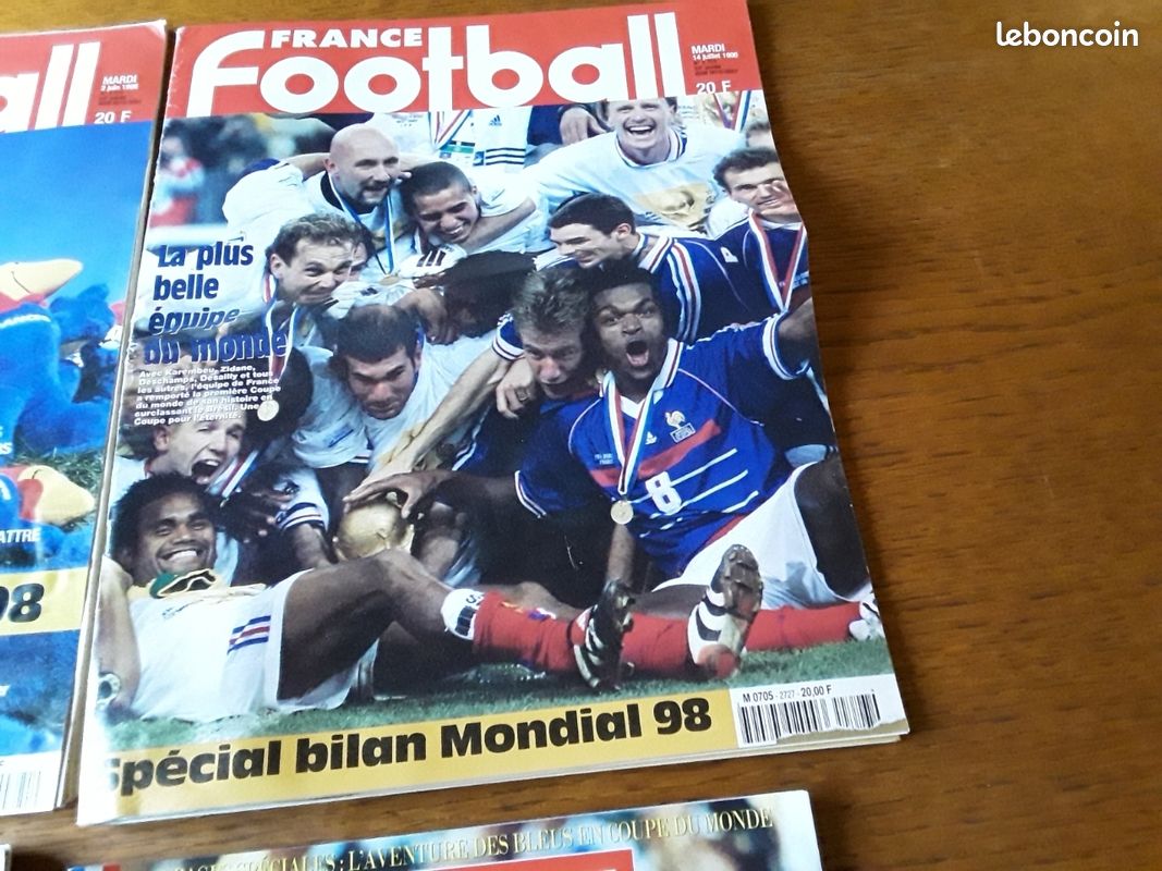 COUPE DU MONDE FRANCE 98 lot TELECARTES EUR 20,00 - FR