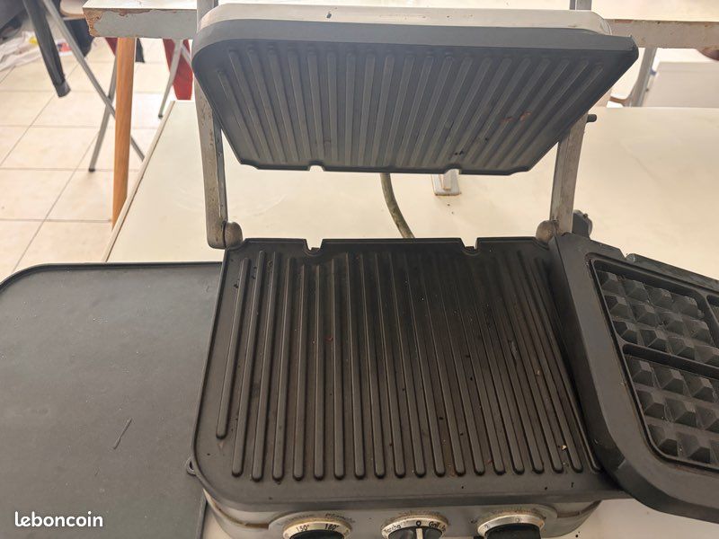 Cuisinart grill+ plancha + gaufrier (image 1)