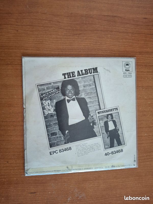 Vinyle 45 Tour Michael Jackson Dont Stop til you get enough et I cant help it (image 2)