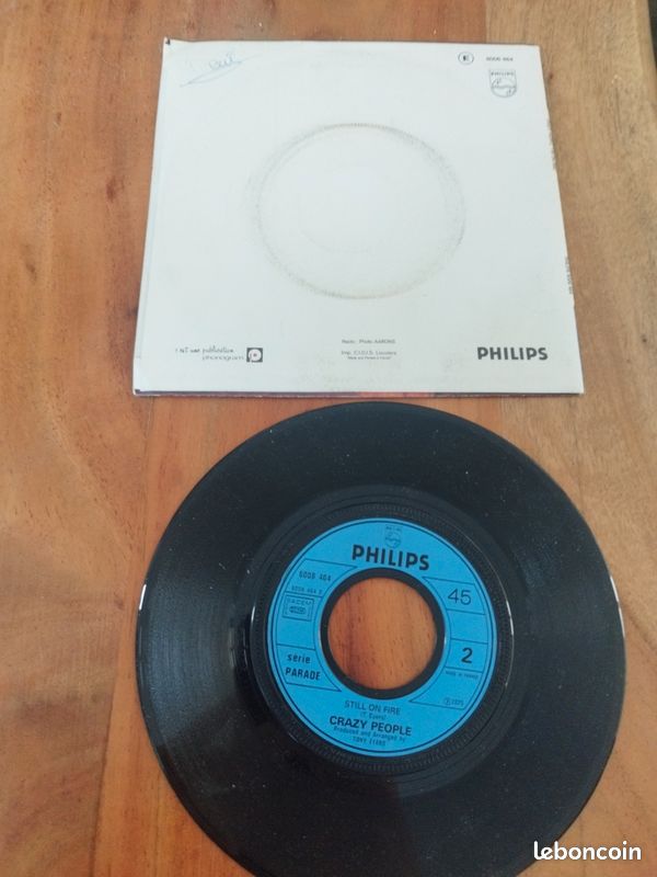 Crazy People i'm on fire 45t 1975 (image 2)