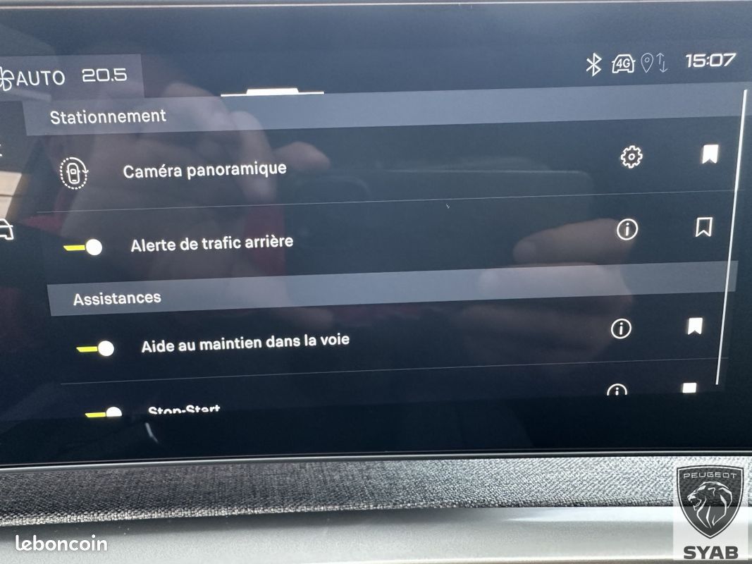 Peugeot 3008 III 1.2I HYBRID -145 BV E-DCS6 GT (image 26)