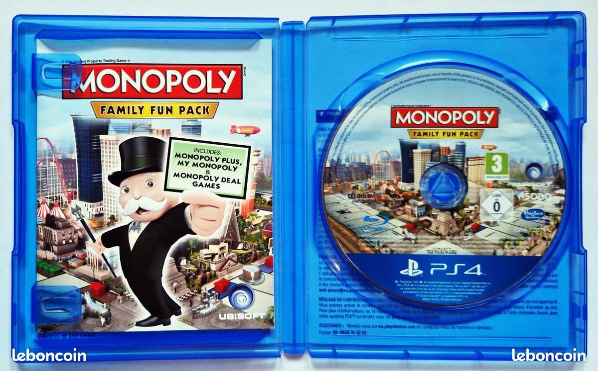 Monopoly Family Fun Pack (PS4) (Rare) (image 3)