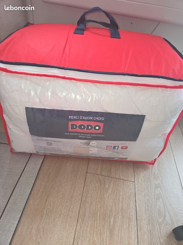 DODO Pack Climarelle® Thermorégulation - Couette Légère + Oreiller Medium - Confort Toute L'Année