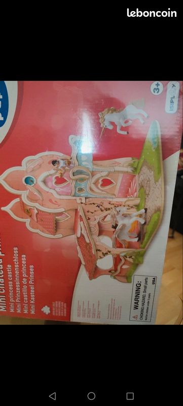 Puzzle 3D Mini château princesse Papo, neuf et sous blister (image 1)