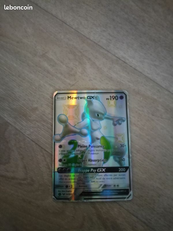 Carte pokemon Mewtwo GX shiny (image 1)