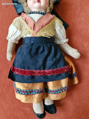 Ancienne Poupée SFBJ, tête porcelaine, corps en - Catawiki