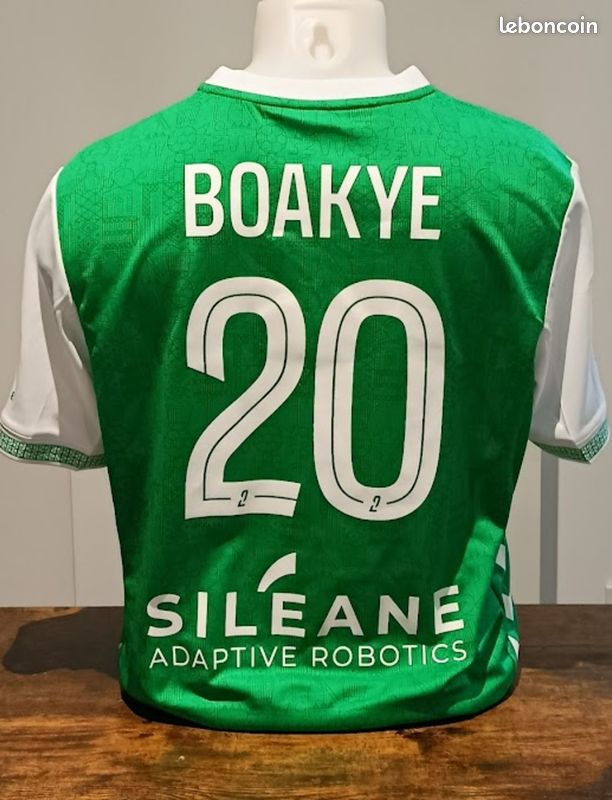 Lgue 1 : fn de sason pour l’attaquant de Sant-Étenne Augustne Boakye