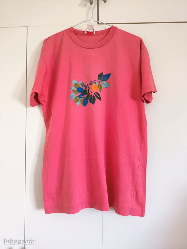 Haut d'été rose vintage UK 12-16 - Canada