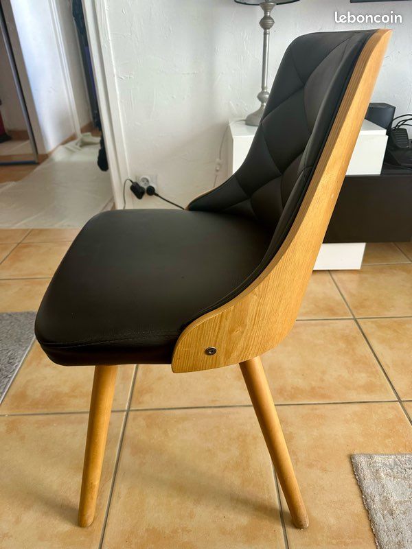 Chaises ( Lot ) scandinave haut de gamme, design , TBE (image 2)