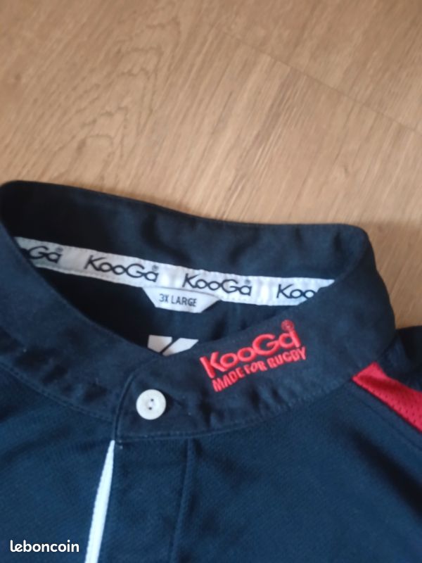 Maillot Rugby Crew Razor Rouge et Noir - Nike