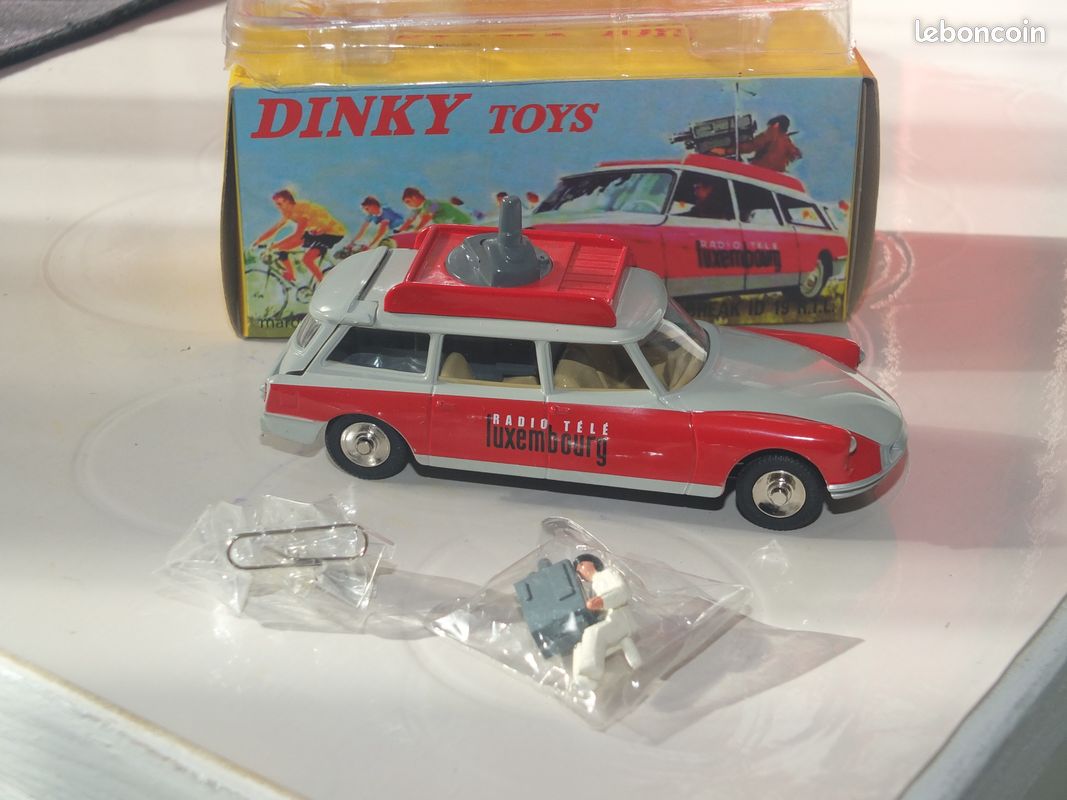Norev 1/43 Citroën DS ID Break RTL Tour De France 1963 Avec Cameraman – état Mint