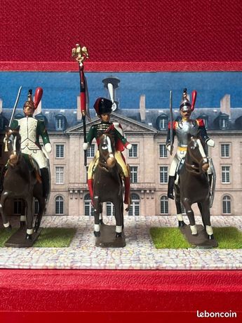 Lot 12 Soldats Plomb WW1 Cavalerie - CBG Mignot Ou Similaire - Occasion