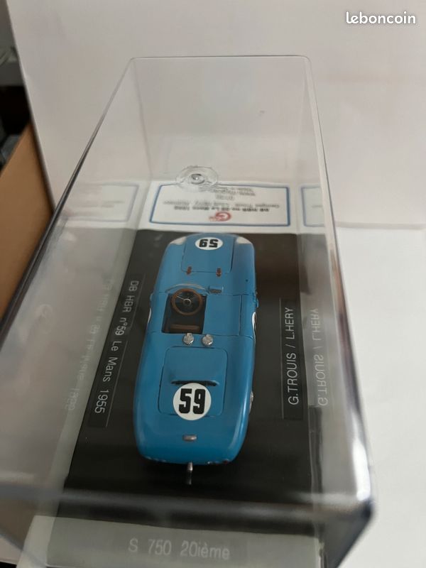 Delage D6 S #14 L. Gerard/F. Godia Fales 4th Le Mans 1949 - döküm modeli - Spark