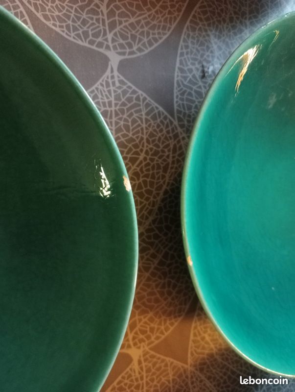 Annonce réservée à "Mercredi" Assiettes creuses en faïence de Charolles - Lot de 12 pièces (image 15)
