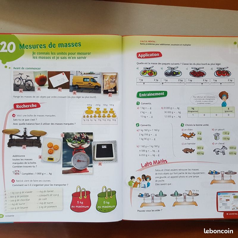 MATHS - CE2 - FICHIER + CAHIER de GEOMETRIE - La tribu des maths (image 6)