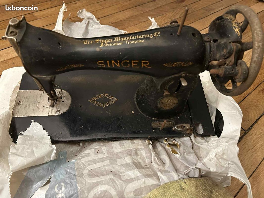 Singer 201K - Machine à coudre déco à restaurer (image 1)