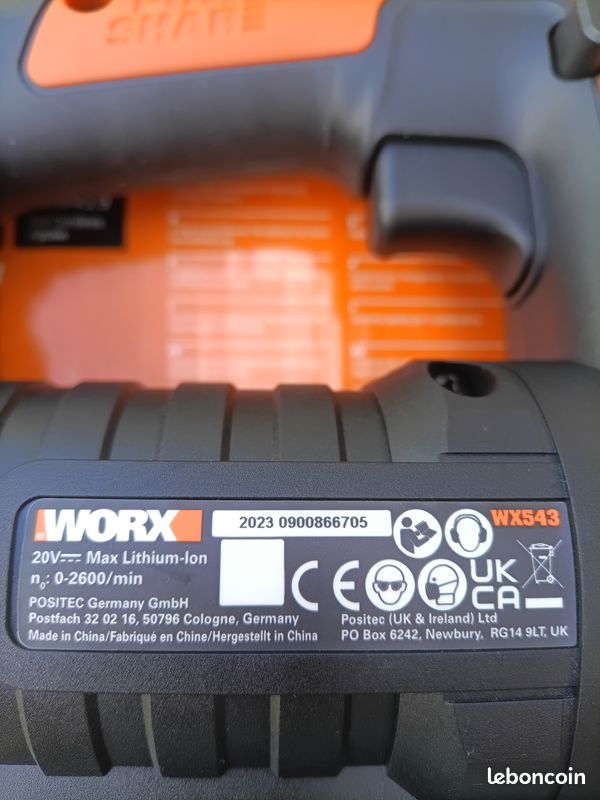 Scie sauteuse sans fil Worx + batterie + chargeur (image 8)