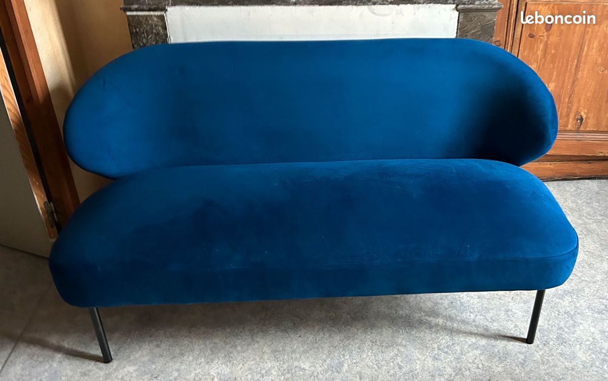 Canapé bleu (image 3)