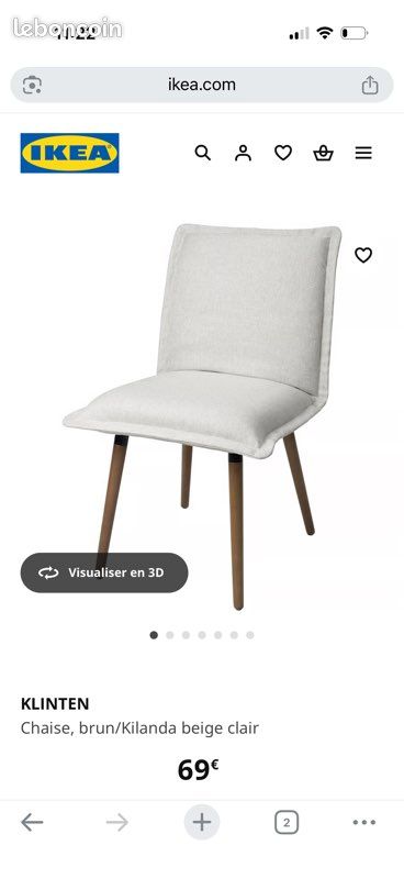 4 chaises IKEA Klinten (image 6)