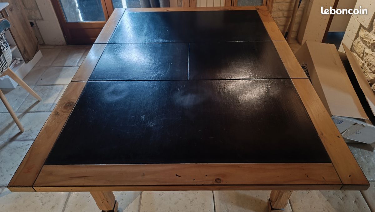 Table en bois massif à rallonge (image 2)
