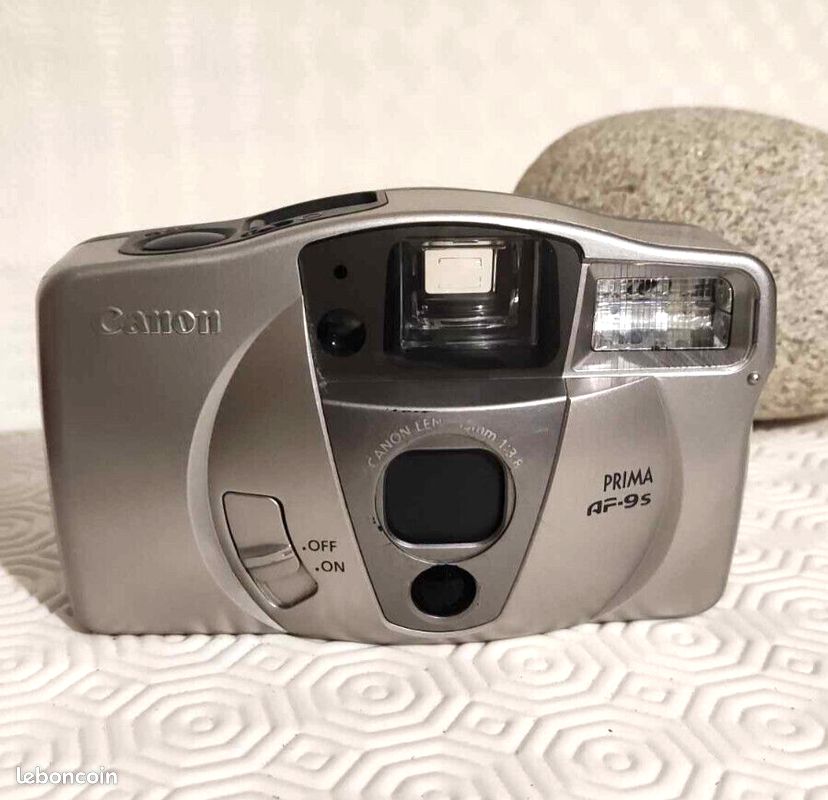 Appareil Photo Vintage Canon Prima AF-10 (2003) - 35mm Argenté, Fonctionnel