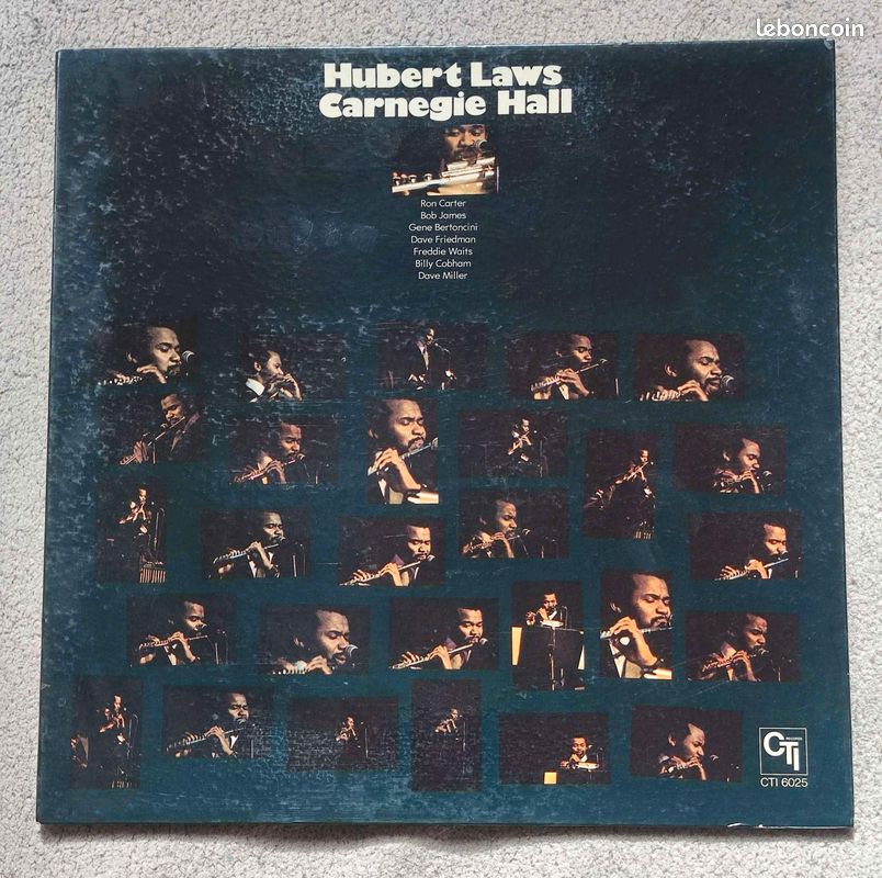 Vinyle Hubert Laws Carnegie Hall (image 1)