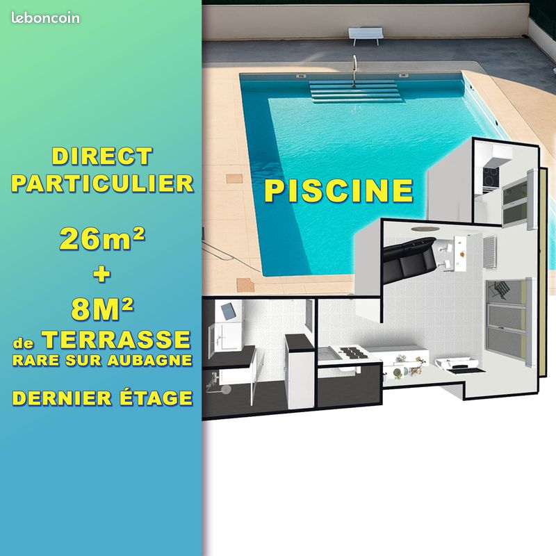 Appartement 1 pièce 26 m² · à Aubagne · 26 m² · 99 900 €
