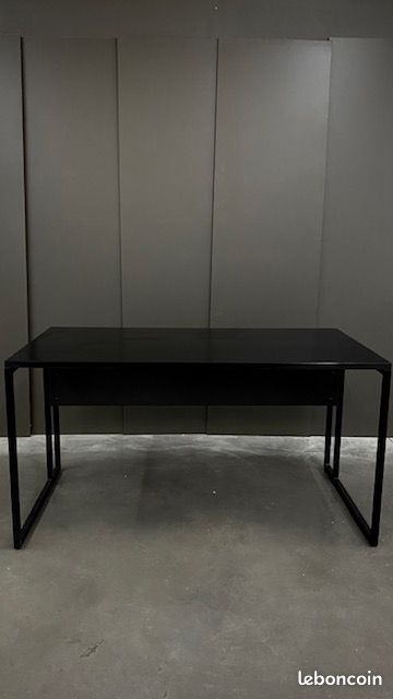 Bureau design noir 140x80 (image 1)