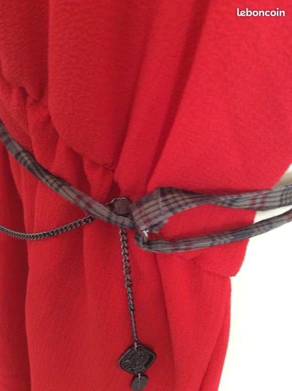 Ceinture fantaisie tissu écossais Cop Copine Neuf (image 3)